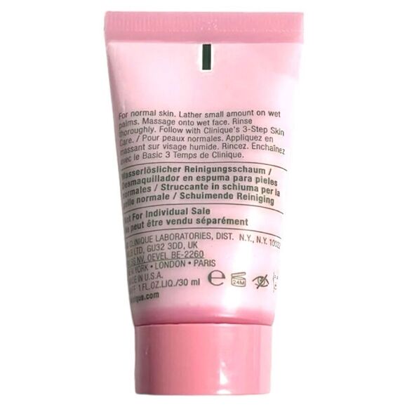 Clinique All About Clean Rinse-Off Foaming Cleanser – Mini 1 oz New - Picture 3 of 9